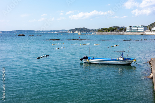 神奈川県葉山町の海岸風景