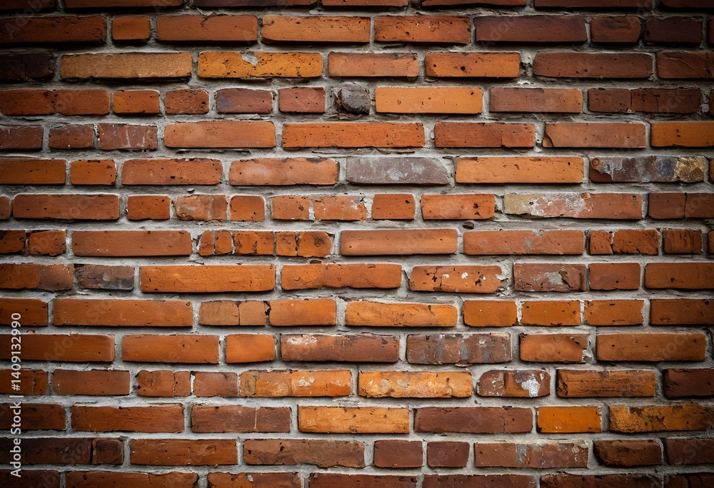 Fototapeta premium A brick wall with a brick floor in front of it.