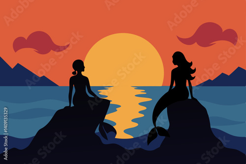 silhouette of couple on the beach
