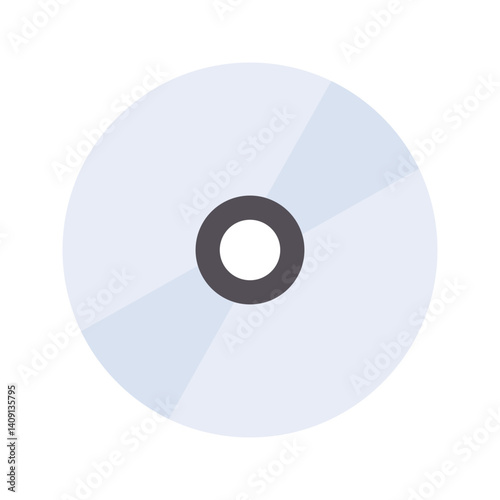 Disc icon vector image. Suitable for mobile apps, web apps and print media.