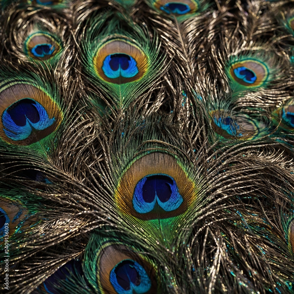 Fototapeta premium Peacock Feathers