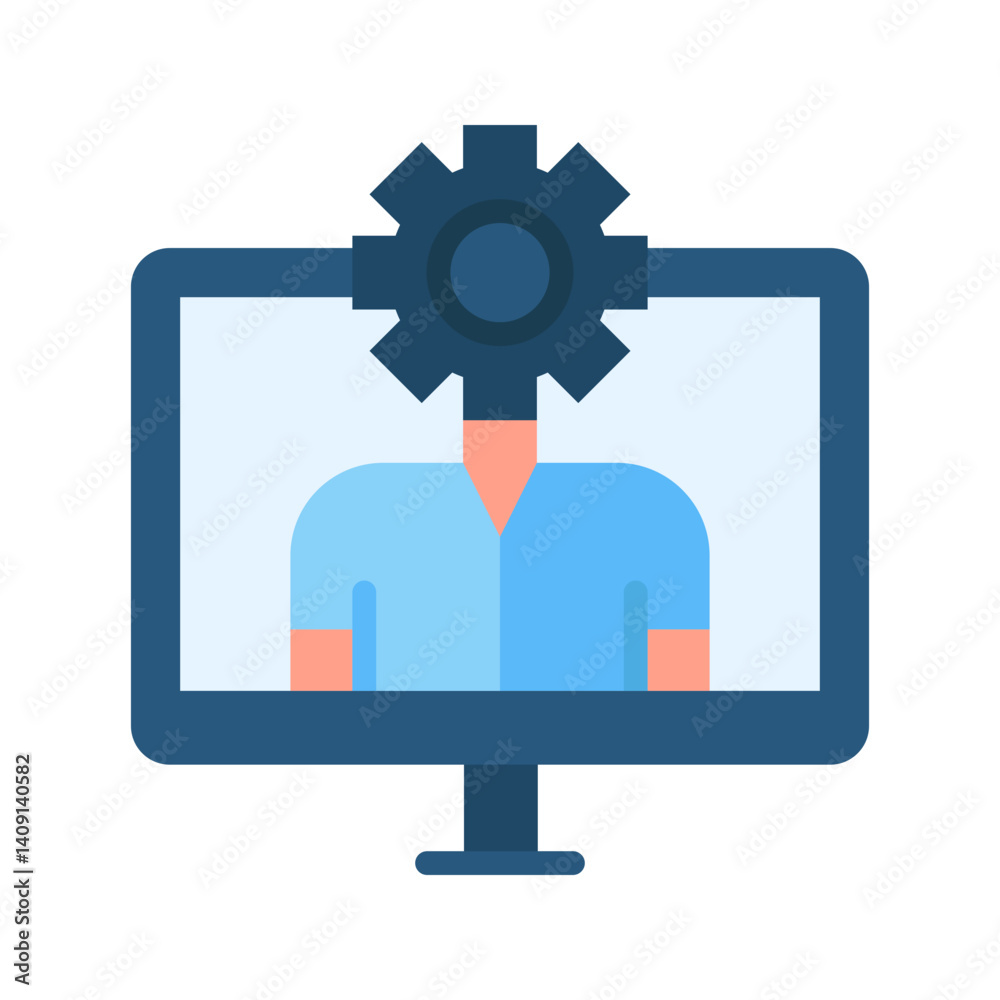 Intelligence icon vector image. Suitable for mobile apps, web apps and print media. Intelligence icon vector image. Suitable for mobile apps, web apps and print media.
