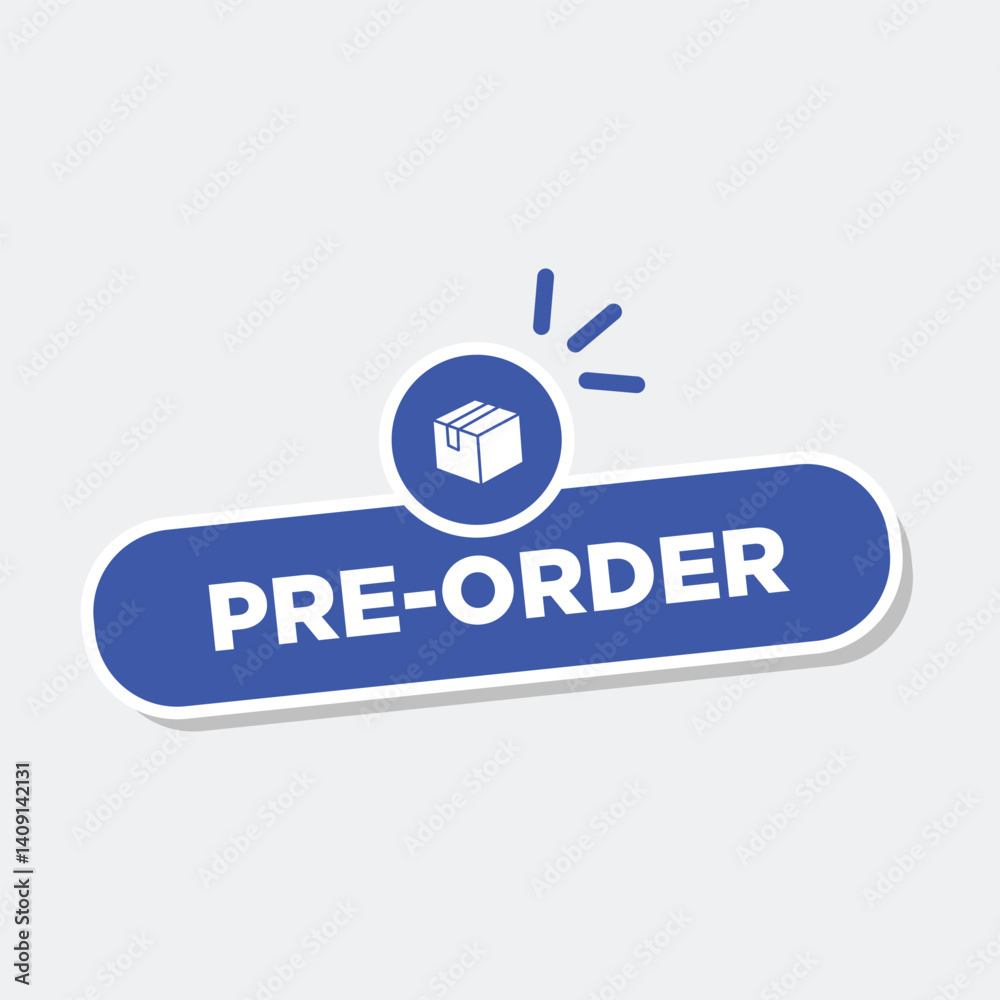 Pre Order sticker button label badge flag sign symbol Pre Order sticker button label badge flag sign symbol