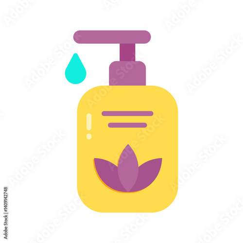 Lotion Bottle icon vector image. Suitable for mobile apps, web apps and print media.
