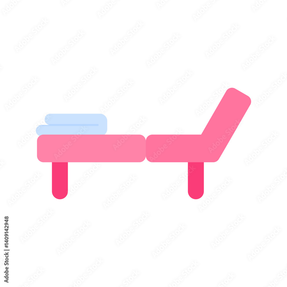 Massage Bed icon vector image. Suitable for mobile apps, web apps and print media. Massage Bed icon vector image. Suitable for mobile apps, web apps and print media.