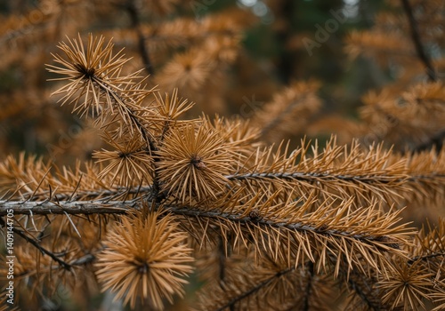 dry twigs and fir needles