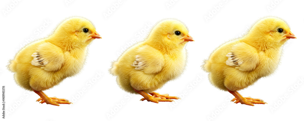Cute Yellow Baby Chicks Isolated on Transparent Background
Cute Yellow Baby Chicks Isolated on Transparent Background