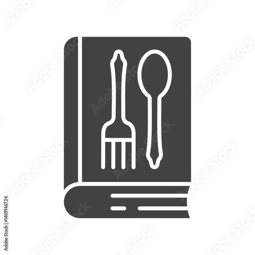 Recipes Book I icon vector image. Suitable for mobile apps, web apps and print media.