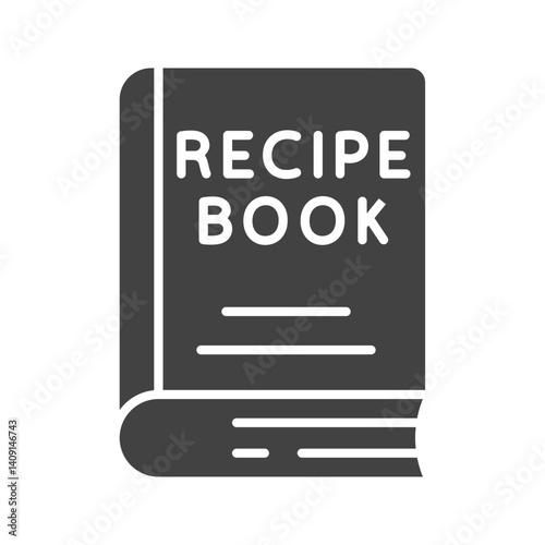 Recipes Book II icon vector image. Suitable for mobile apps, web apps and print media.