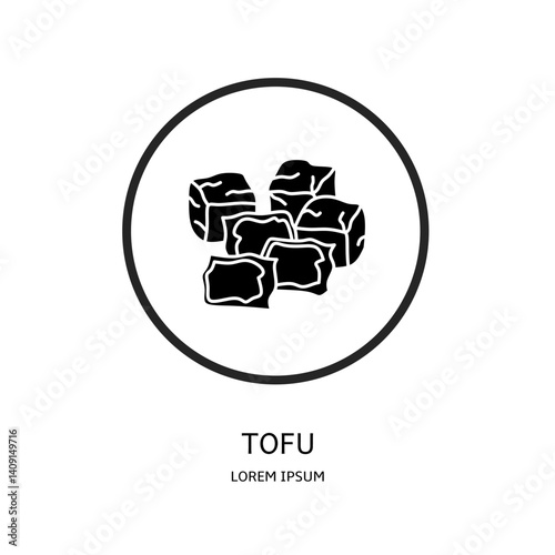 Logo vector design for business. Tofu logos.