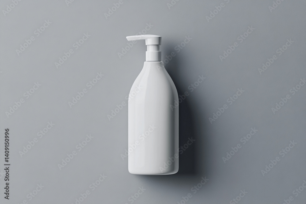 white plastic bottle with clipping path white plastic bottle with clipping path