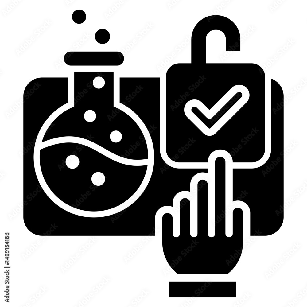 Obraz premium Lab Access Icon