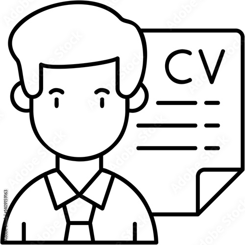 Curriculum Vitae Icon