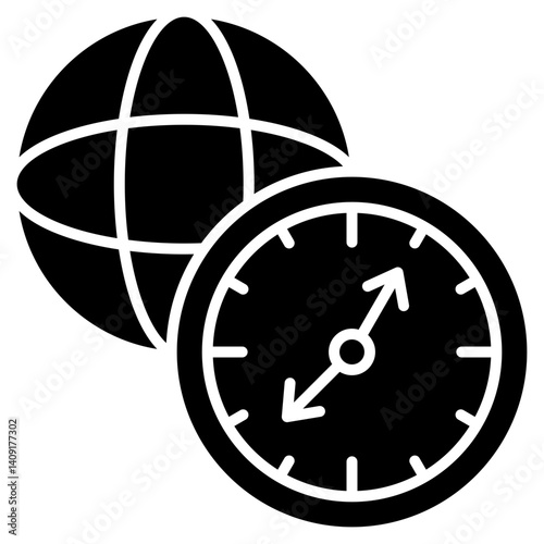 World Time Zones Icon