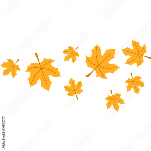 Autumn Maple Leaves Fall