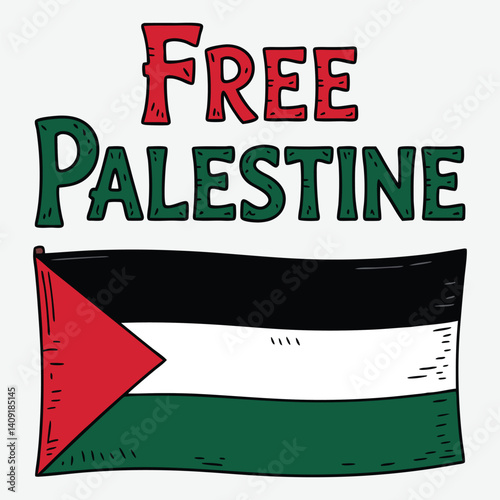 Free Palestine T-Shirt Design