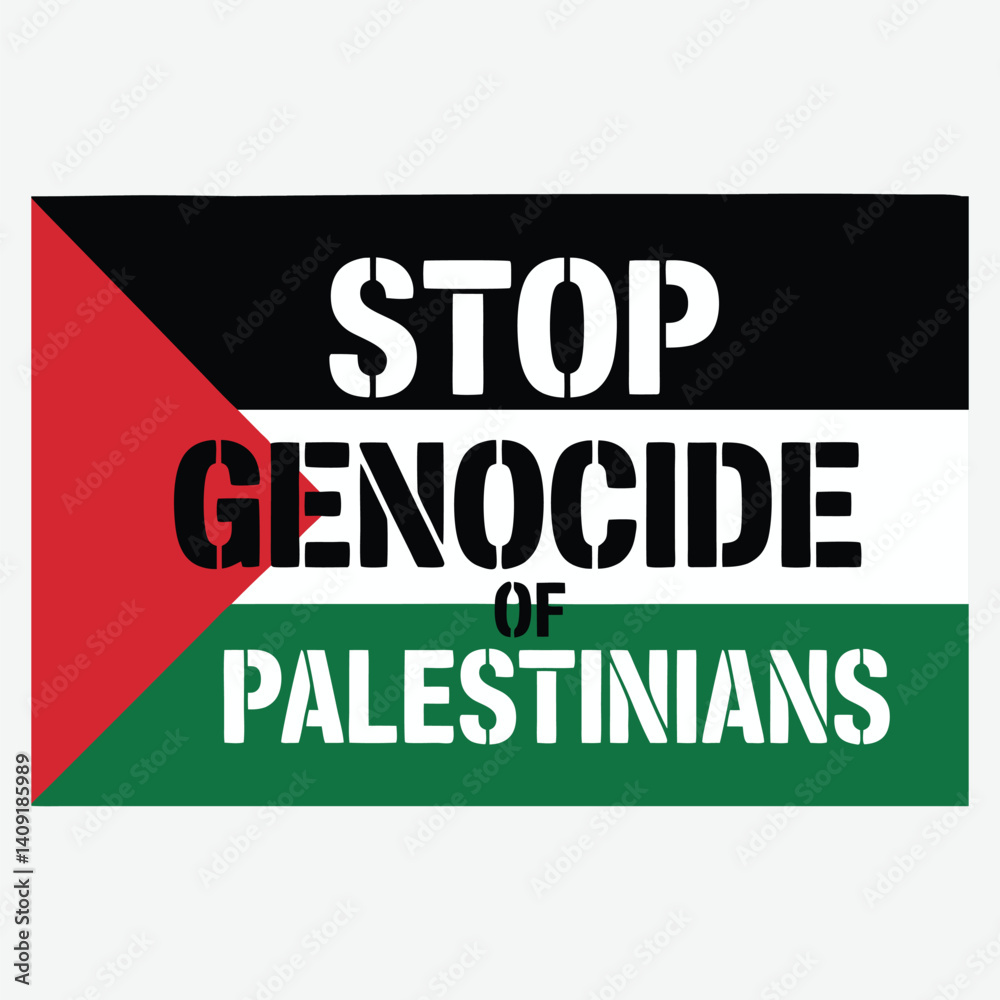 Stop Genocide Of Palestinians Palestine T-Shirt Design Stop Genocide Of Palestinians Palestine T-Shirt Design