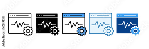 Task Manager  Icon Set Multiple Style Collection
