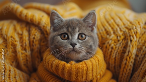 A cute British shorthair cat in human , full body shot, anthropomorphic, minimalist background,