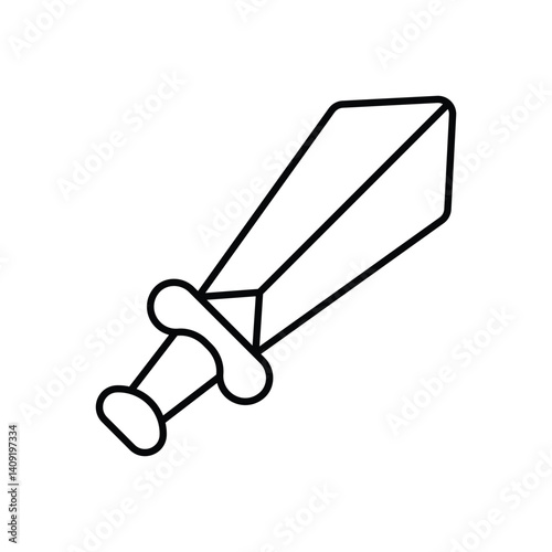 Sord icon vector stock illustration