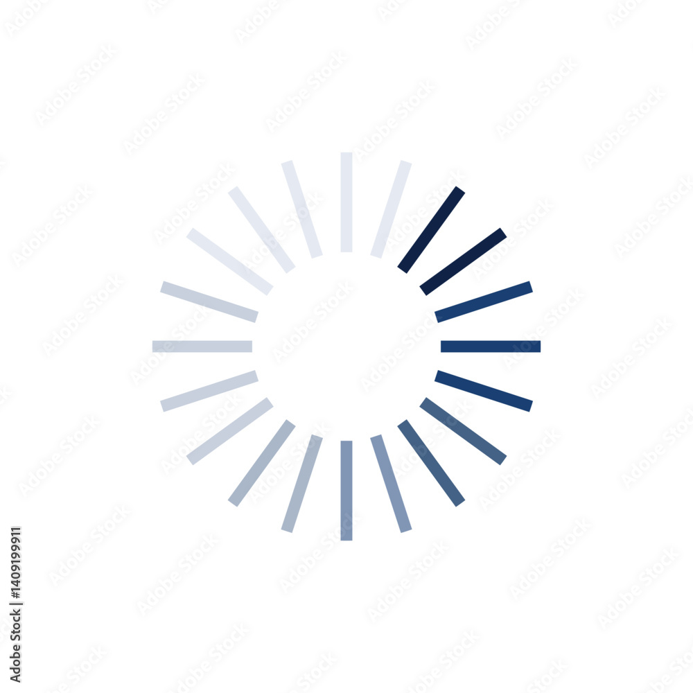 Obraz premium loading icon, flat, design, vector, illustrations, education, style, trendy, collections