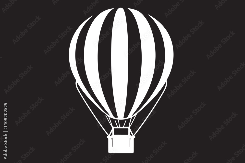 Fototapeta premium Whimsical Hot Air Balloon Set