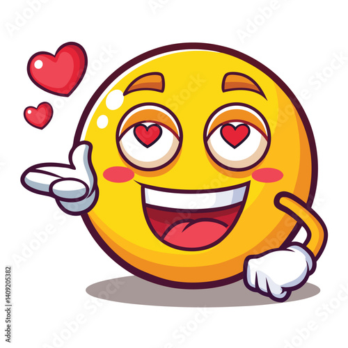 Enthusiastically in Love Emoji
