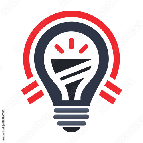 creative idea logo design on white background