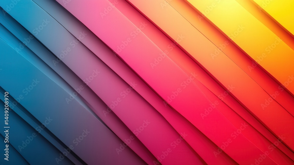 Fototapeta premium <Modern Colorful Gradient Abstract Wallpaper with Dynamic Lines and Vibrant Artistic Design>