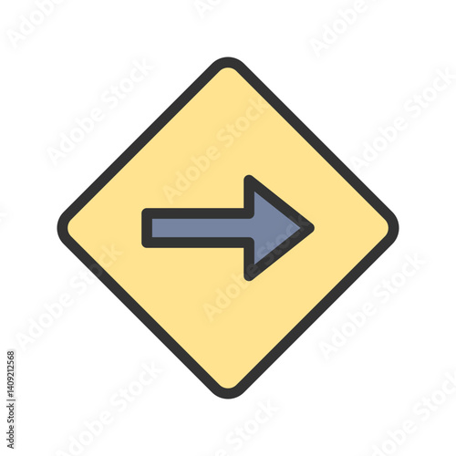Free Download Right Arrow icon vector image. Suitable for mobile apps, web apps and print media. - GFXLoad