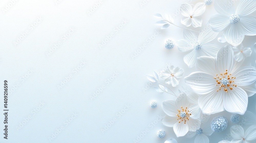 A mesmerizing floral textured background with delicate petals and soft, muted tones, creating a serene, beautiful atmosphere perfect for spring-themed designs.
