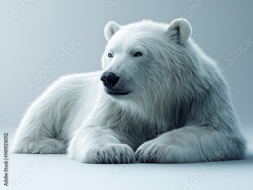 Endangered Arctic Polar Bear - Wildlife Photography Captures Majestic Mammal in Natural Habitat