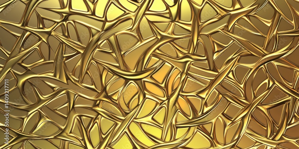 abstract All Ireland gold pattern background