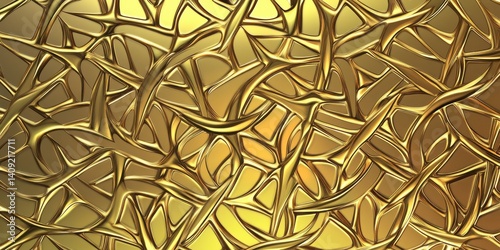 Obraz na płótnie abstract All Ireland gold pattern background w salonie