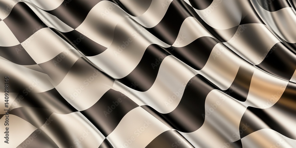 Abstract checkerboard pattern background, neatly woven, smooth, soft and charming, top view.