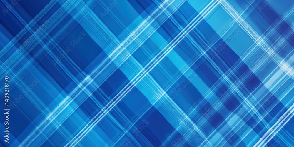 abstract Blue Scottish pattern background