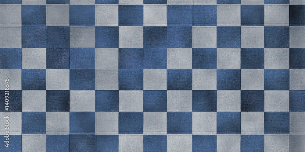 Abstract checkerboard pattern background, neatly woven, smooth, soft and charming, top view.