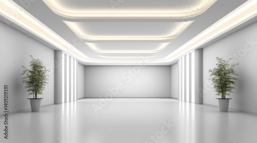 Obraz na płótnie Smooth, modern ceiling texture with a clean, minimalist design, perfect for contemporary home or office interior shots. w salonie
