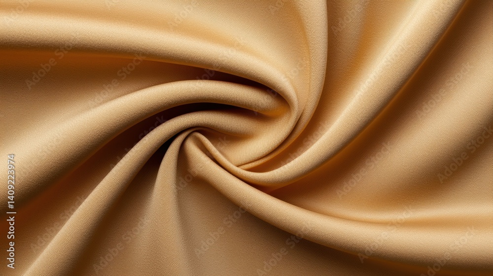 Fototapeta premium A beautifully textured golden fabric, perfect for elegant designs and décor.