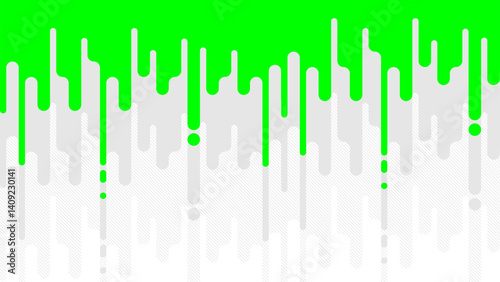 Modern Abstract Green and White Background with Geometric Elements and Gray Accents