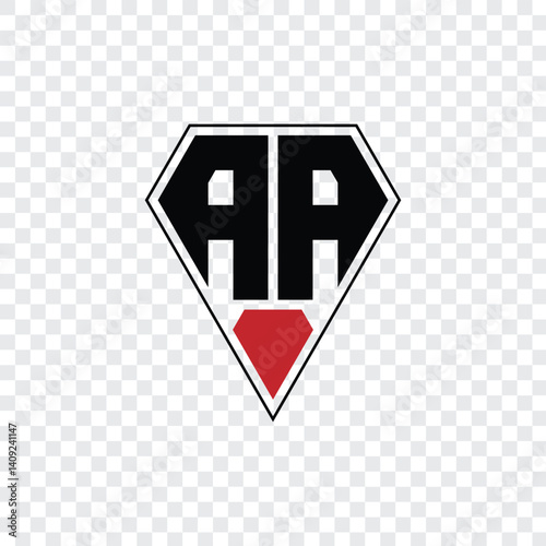 122 a shape alphabet word letter triangle geometric educational  logo diamond A A