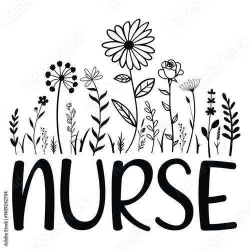 Watercolor Style Nurse Life Sublimation for Frontline Heroes

