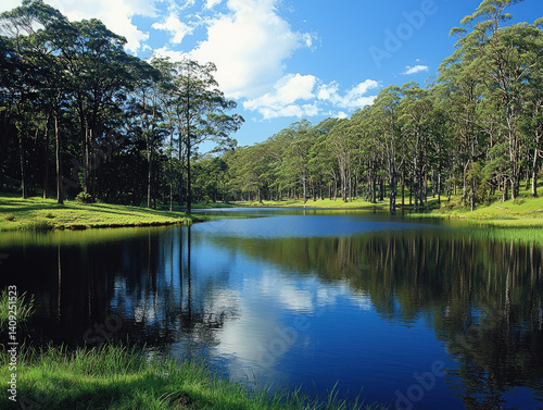 A peaceful landscape of Day...