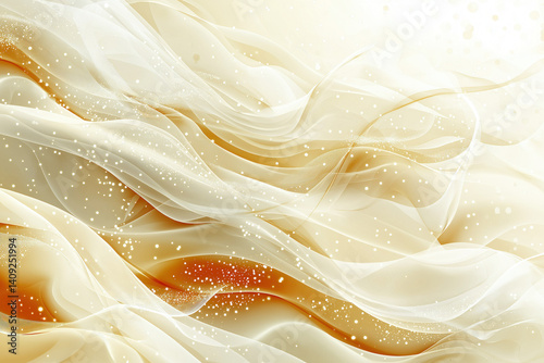A sparkling white backgroun...