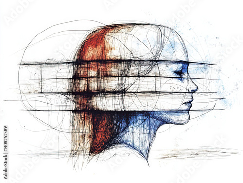 Abstract sketch: An artisti...