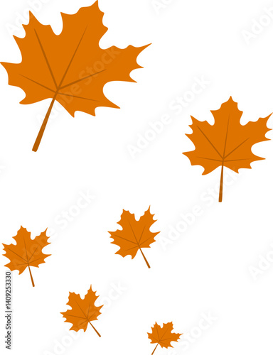Autumn Maple Leaves Fall