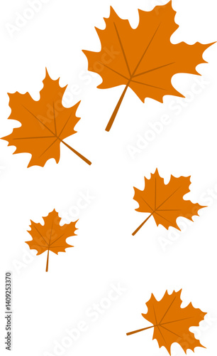 Autumn Maple Leaves Fall