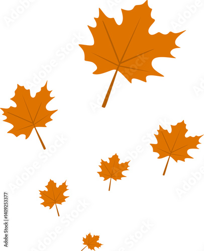 Autumn Maple Leaves Fall