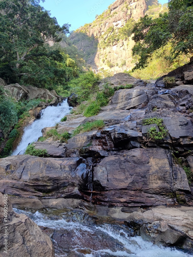 Obraz premium mountain river in the mountains