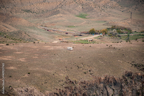 Obraz na płótnie desert landscape in the desert w salonie